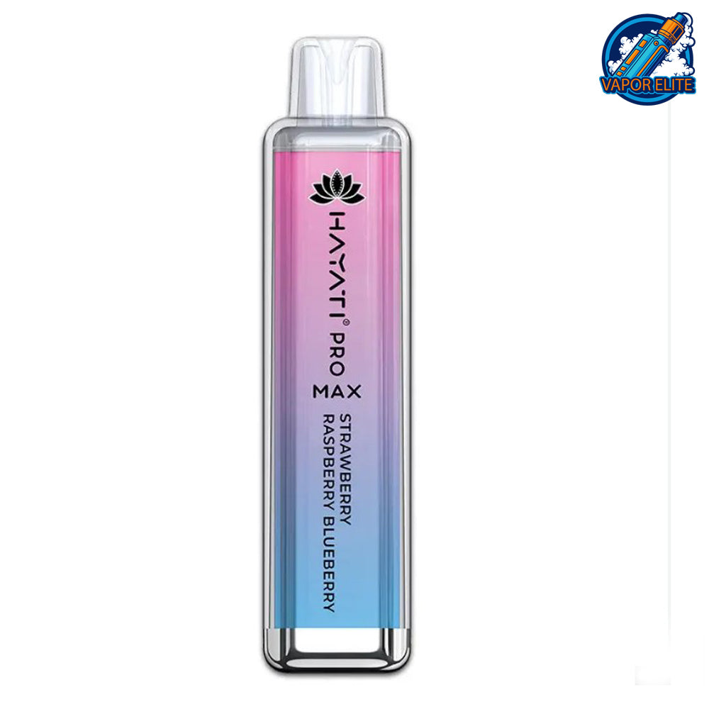 Hayati Pro Max Disposable 4k Puff Strawberry Raspberry Blueberry Vape