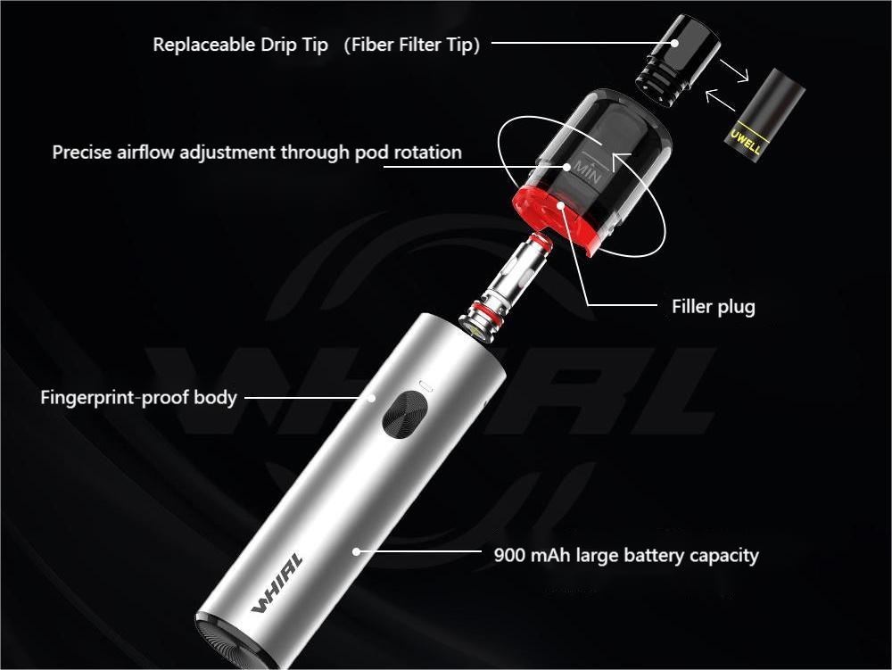 UWELL WHIRL S2 -- SMOOTH BODY, BIG CAPACITY